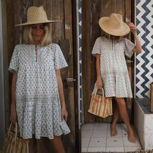 Marea Tiki Cover up, Mini Dress M $168